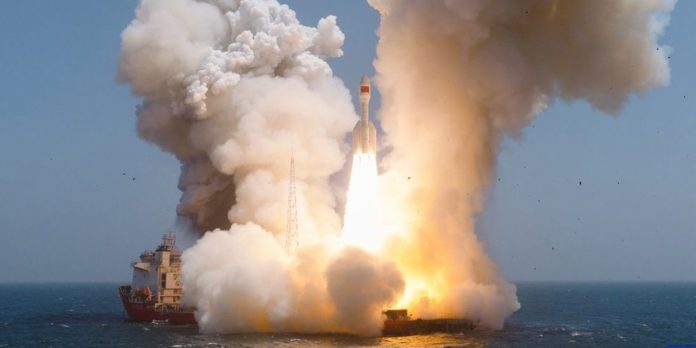 Foto: China sorprende con el histórico lanzamiento del cohete Gravity-1 desde el mar/Cortesìa