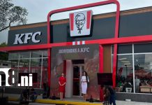 KFC inaugura oficialmente su primera sucursal en Nicaragua Foto: KFC inaugura su primera sucursal en Nicaragua/TN8