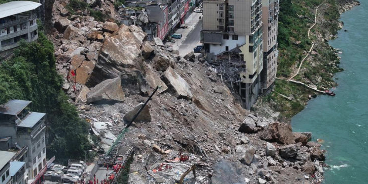 Foto: Aumenta a 11 la cifra de fallecidos por deslizamiento de tierra en China/Cortesía