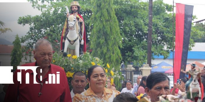 Foto: Somoto honra a Santiago Apóstol con fe, tradición y coloridas festividades/TN8