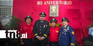 Foto: Bomberos Unidos celebra 80 años de servicio y compromiso con Nicaragua/TN8