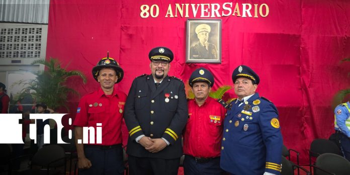 2 Foto: Bomberos Unidos celebra 80 años de servicio y compromiso con Nicaragua/TN8