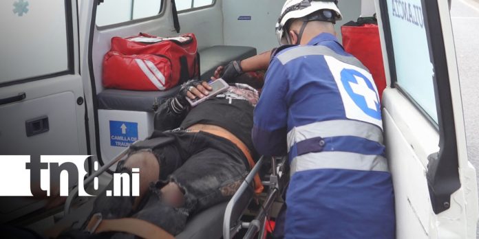 Foto: Accidente en Estelí deja motociclista gravemente lesionado/TN8
