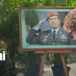 Foto: Juventud nicaragüense honra el legado del comandante Hugo Chávez / TN8