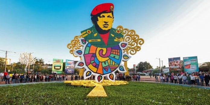 Foto: Nicaragua honra el legado del comandante Hugo Chávez/Cortesía