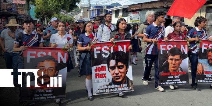 Foto: Internacionalistas asesinados reciben homenaje en Matagalpa/TN8