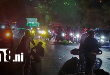Foto: Choque entre motocicletas deja dos lesionados en Managua/TN8