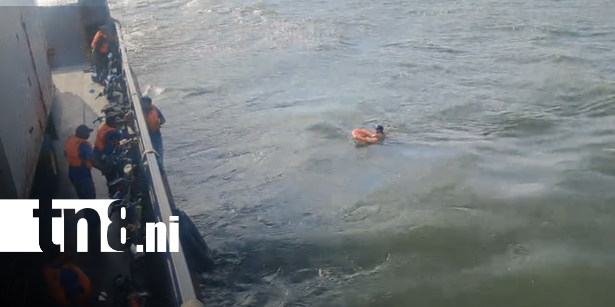 Foto: Activan protocolos de seguridad en Rivas tras rescate de pescadores/TN8