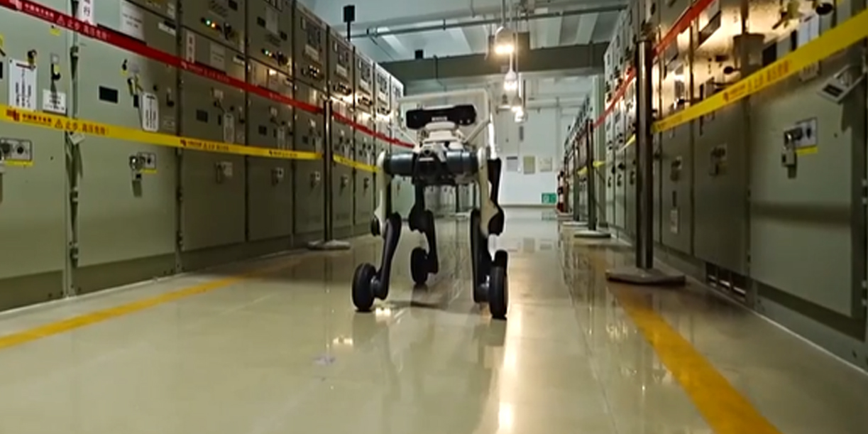 Foto: Robots inspeccionan la red eléctrica de China con IA/Cortesía