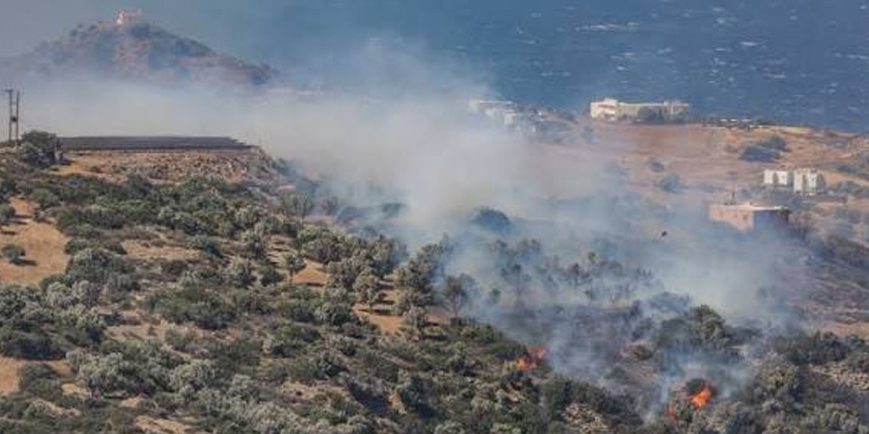 Foto: Miles evacúan mientras un gigantesco incendio arrasa parte de la isla de Creta/Cortesía