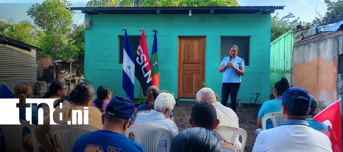 Foto: Un nuevo hogar transforma la vida de familias protagonistas en el municipio de Rivas/TN8