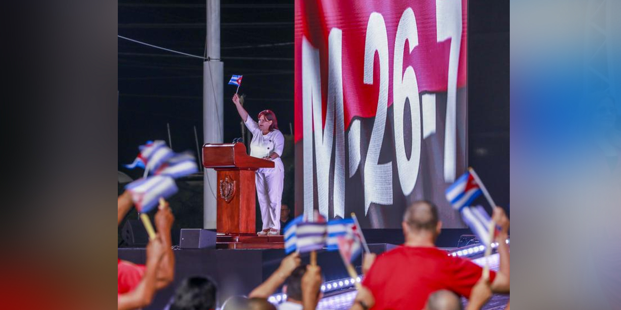 Foto: Díaz-Canel: “En pie de lucha”/Cortesía