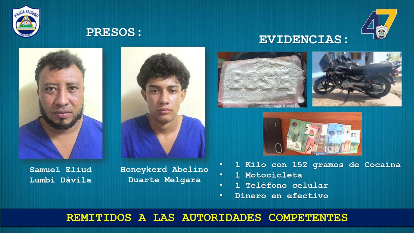 Foto: Incautación de drogas en Matagalpa