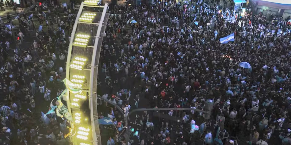 Foto: Hombre fallece en medio de festejos por clasificación de Argentina/Cortesía