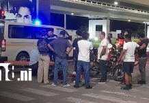 Foto: Choque entre motociclistas en Managua deja dos jóvenes lesionados/TN8