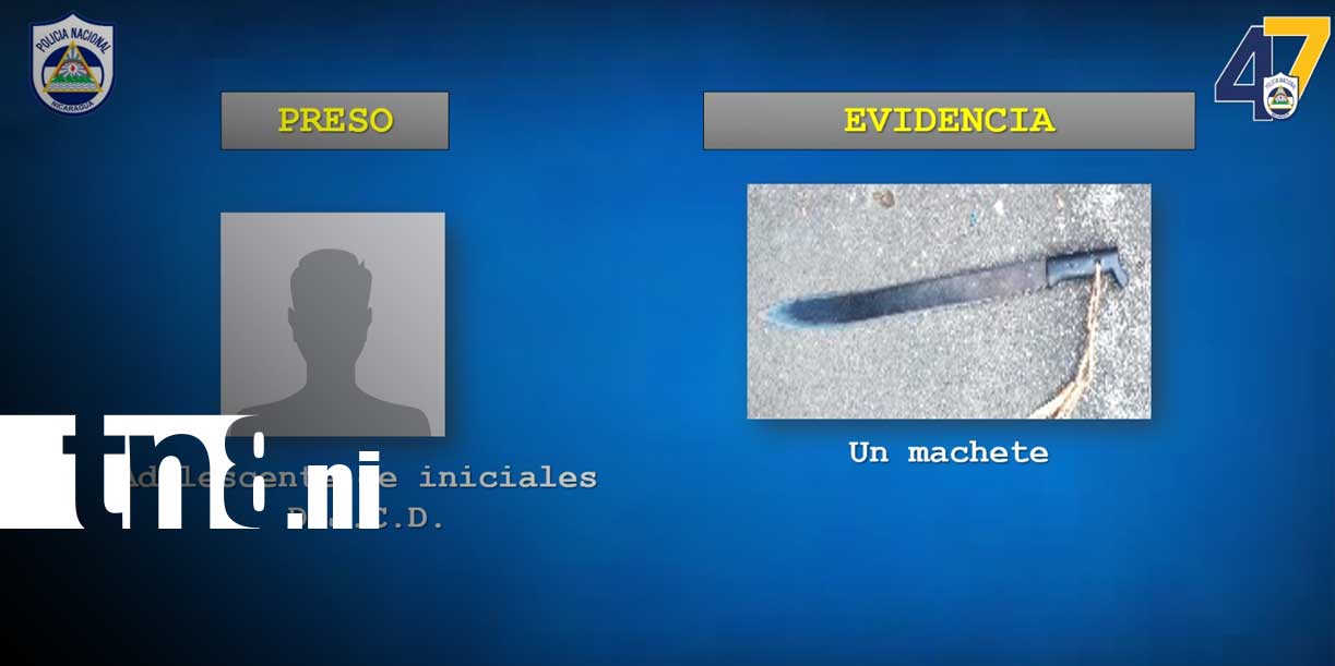 Foto: Capturan a joven señalado por homicidio en Jinotega/TN8