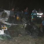 Un viaje que terminó en tragedia: dos fallecidos y tres heridos Foto: Accidente en Timal–Malacatoya deja dos fallecidos/TN8