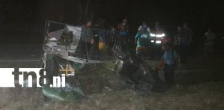 Foto: Accidente en Timal–Malacatoya deja dos fallecidos/TN8