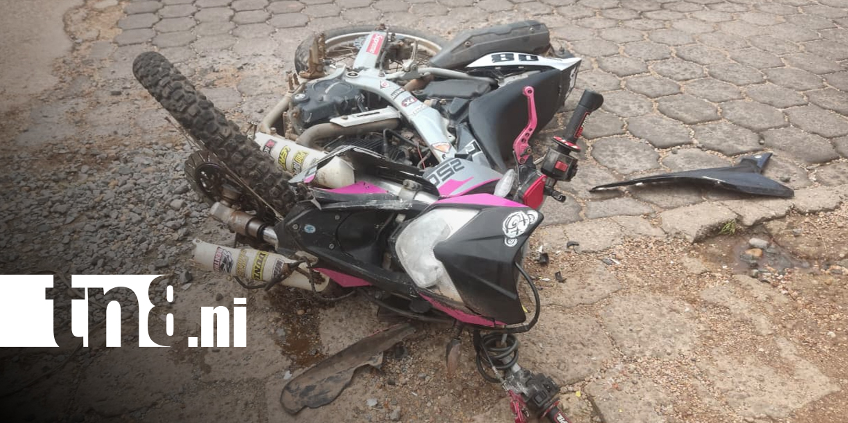 Foto: Accidente en Bilwi deja un motociclista lesionado/TN8