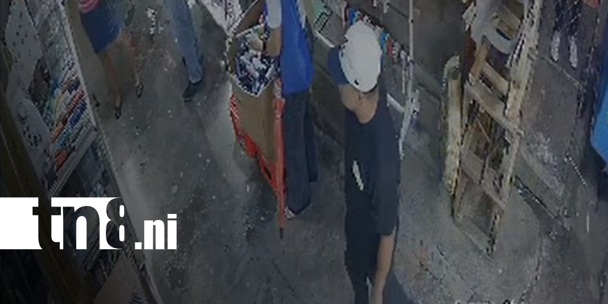 Foto: Robo en Mercado Oriental queda grabado en cámaras/TN8