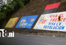 Arte revolucionario en muralismo transforma la entrada sur de Ocotal Foto: Muralismo transforma entrada sur de Ocotal con arte y cultura/TN8