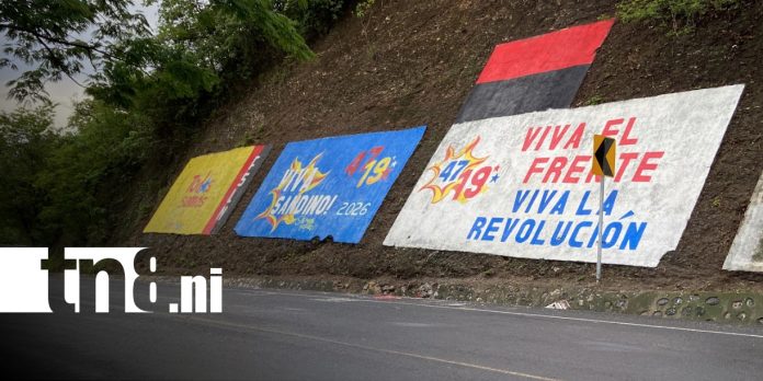 Foto: Muralismo transforma entrada sur de Ocotal con arte y cultura/TN8