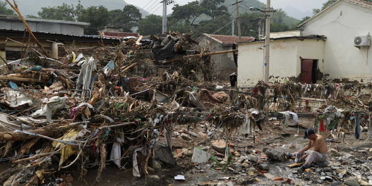 Foto: China activa máxima alerta por inundaciones/Cortesía