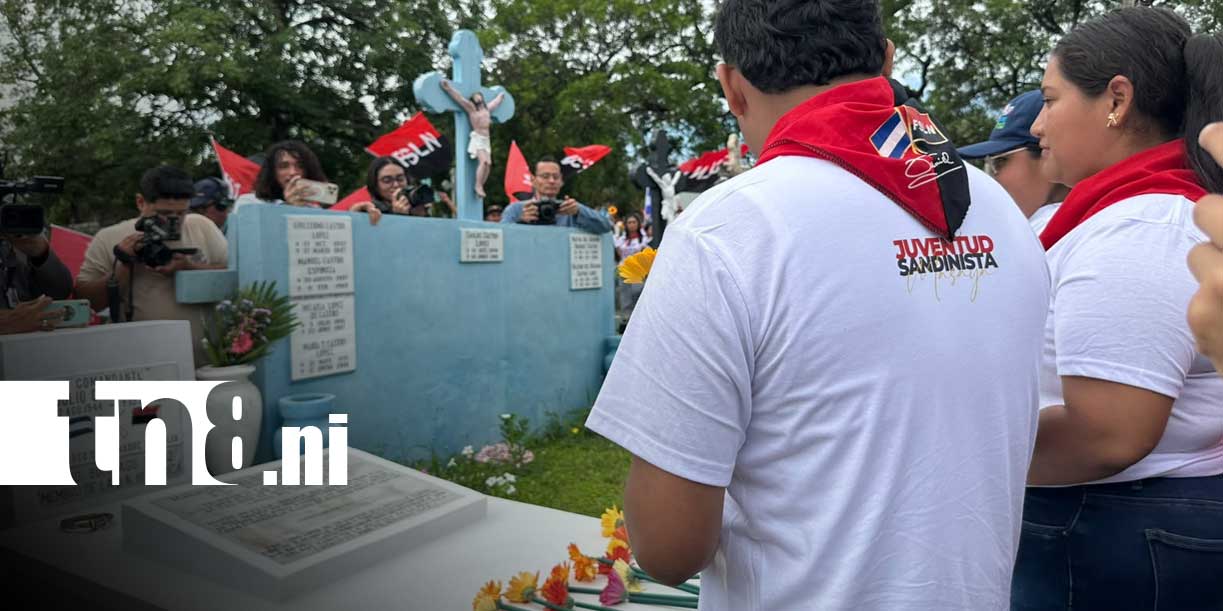 Foto: Jóvenes honran legado de Julio Buitrago en Managua/TN8
