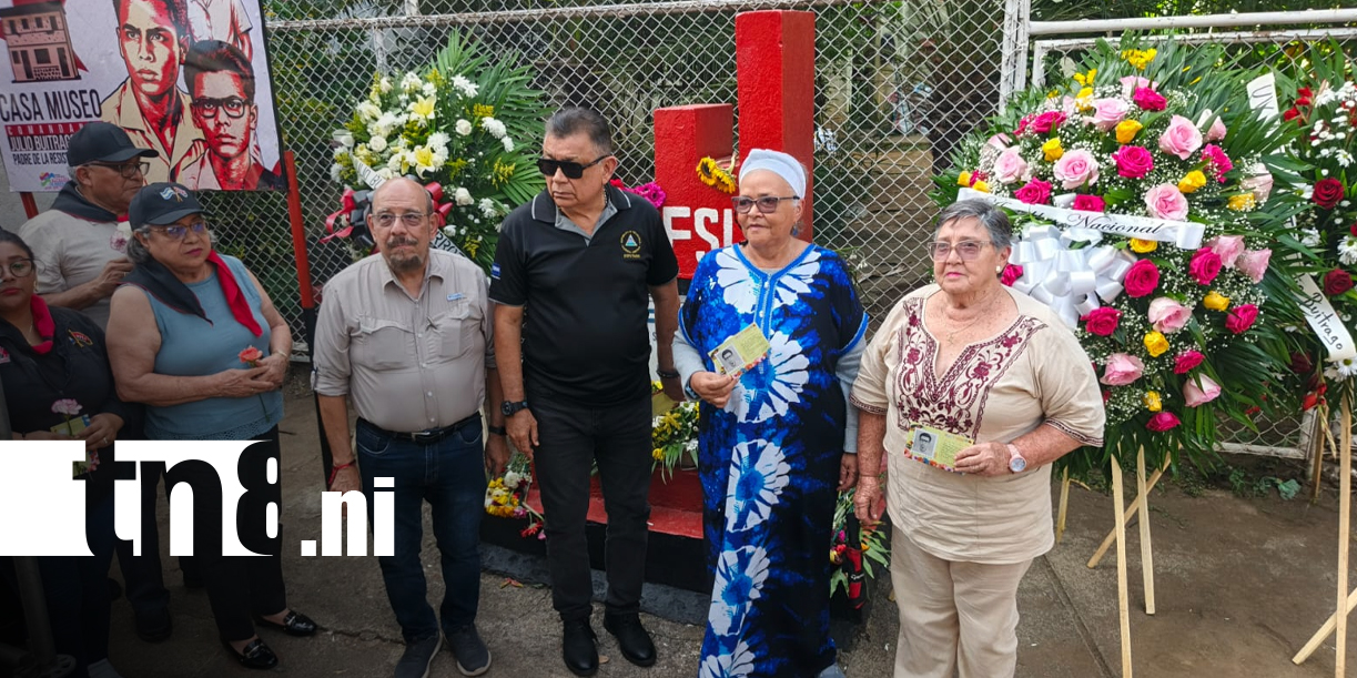 Foto: FSLN rinde homenaje al Comandante Julio Buitrago en Managua/TN8