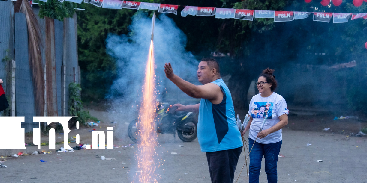 Foto: Caravana de caponeros, comerciantes y familias recorrió Managua/TN8