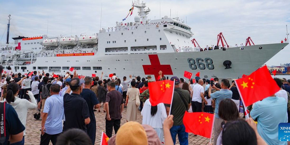 Foto: China despliega su nuevo buque hospital para atender comunidades en África y Asia/Cortesìa