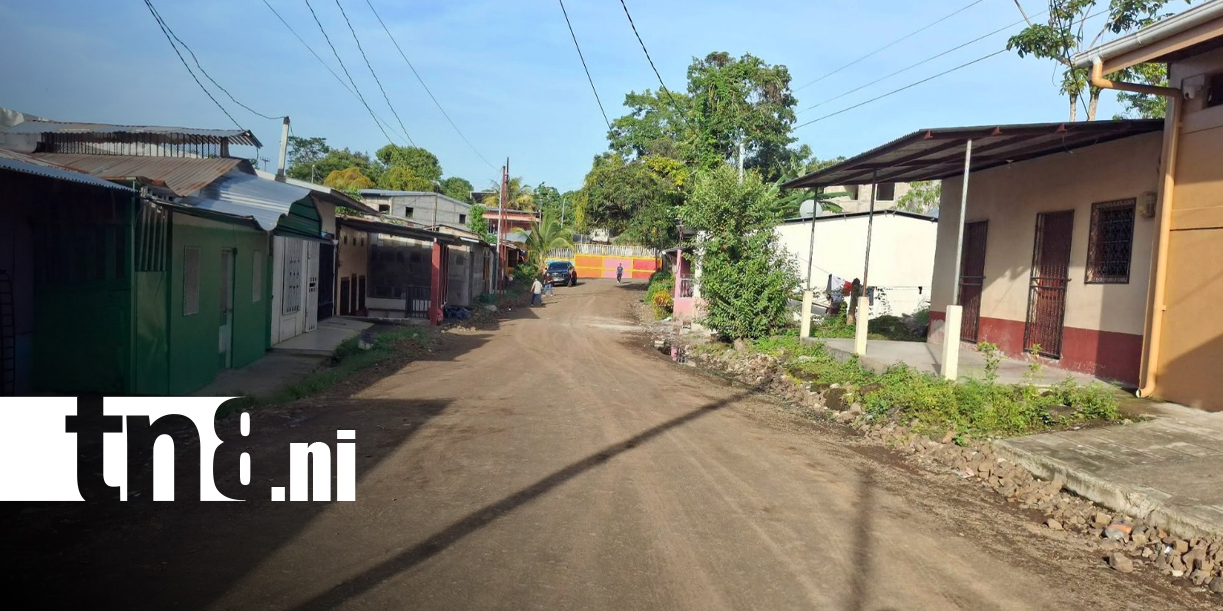 Foto: Calles nuevas mejoran acceso en Muy Muy/TN8
