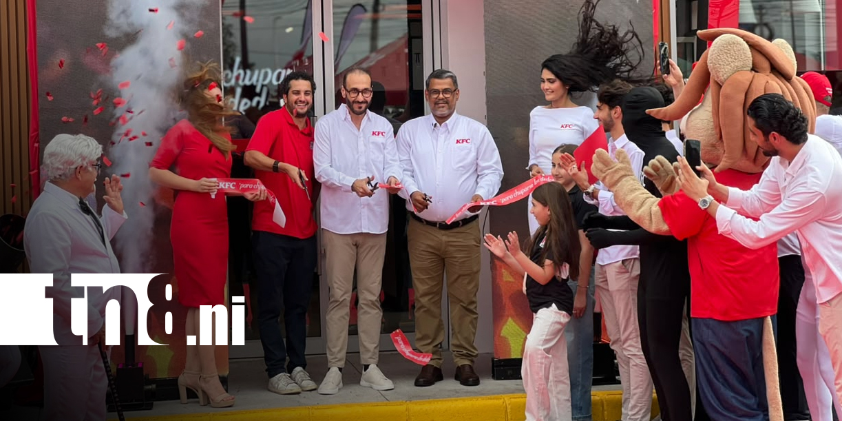 Foto: KFC inaugura su primera sucursal en Nicaragua/TN8