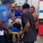 Muro colapsa y deja a dos albañiles lesionados en Río Blanco Foto: Accidente deja dos albañiles heridos en Río Blanco/TN8