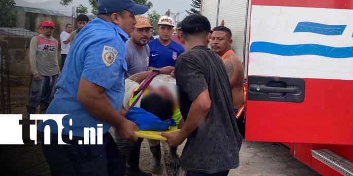 Foto: Accidente deja dos albañiles heridos en Río Blanco/TN8 Foto: Accidente deja dos albañiles heridos en Río Blanco/TN8