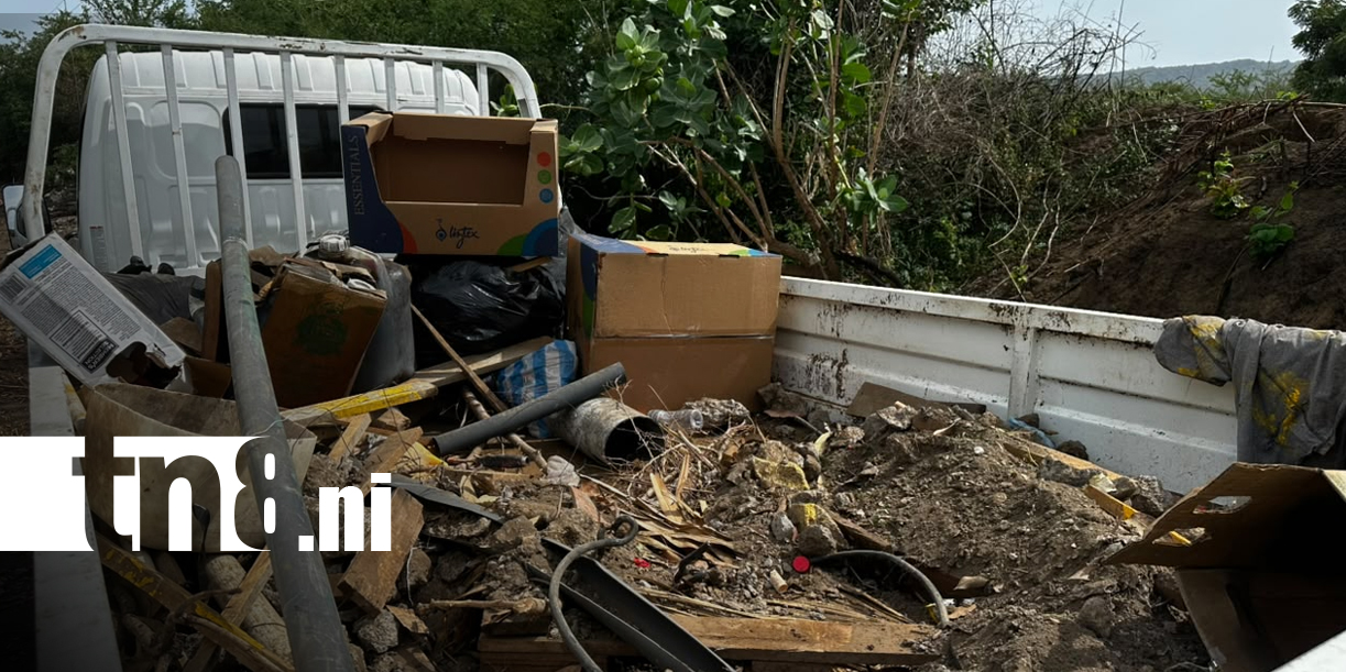 Foto: Sorprenden a conductor depositando basura en sitio no autorizado en Ciudad Sandino/TN8