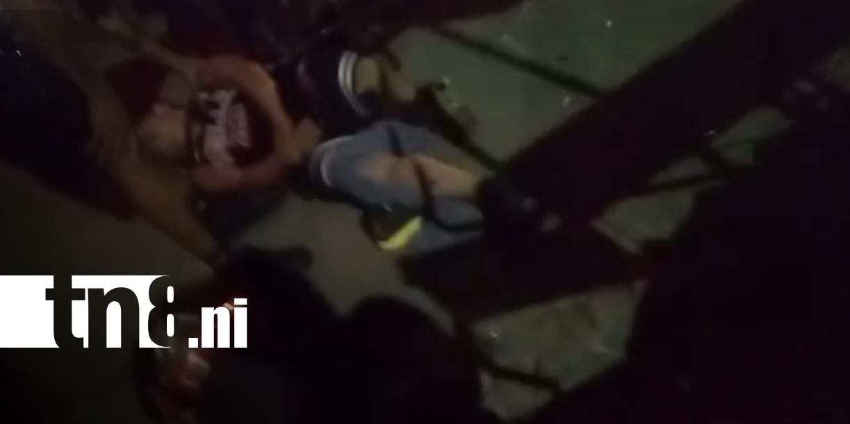 Foto: Joven resulta lesionado en Carretera Norte, Managua/TN8