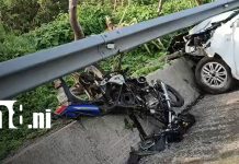 Motociclista muere en choque ocurrido en el km 20 de la carretera Sur Foto: Un motociclista perdió la vida tras un choque en la carretera Sur/Tn8