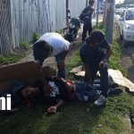 Foto: Hombre sufre convulsiones en plena vía pública en Managua/TN8
