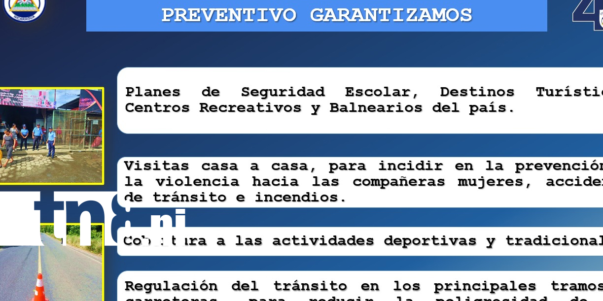 Foto: Policía fortalece acciones contra la delincuencia en Chinandega/TN8