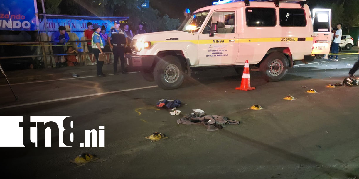 Foto: Motociclistas protagonizan fatal choque en Carretera Norte/TN8