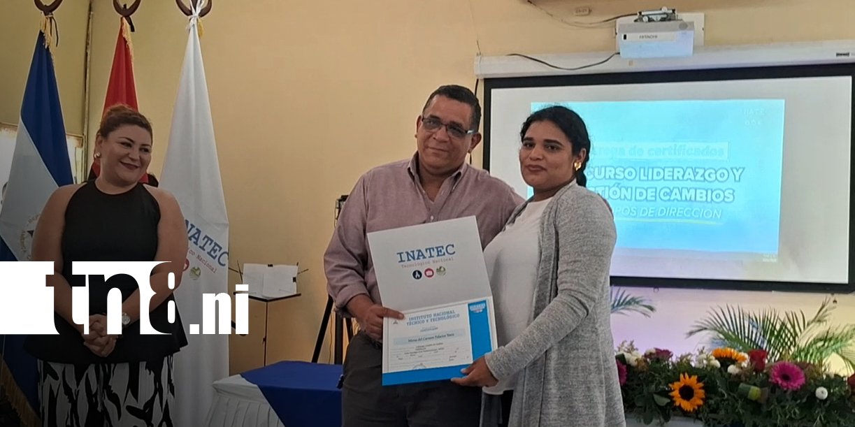 Foto: INATEC impulsa formación en liderazgo para mejorar la gestión educativa / TN8