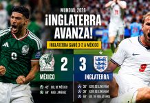 Inglaterra vence 3-2 a México en el Azteca y avanza a cuartos del Mundial 2026 Foto: Inglaterra vence 3-2 a México en el Azteca y avanza a cuartos del Mundial 2026/Cortesía