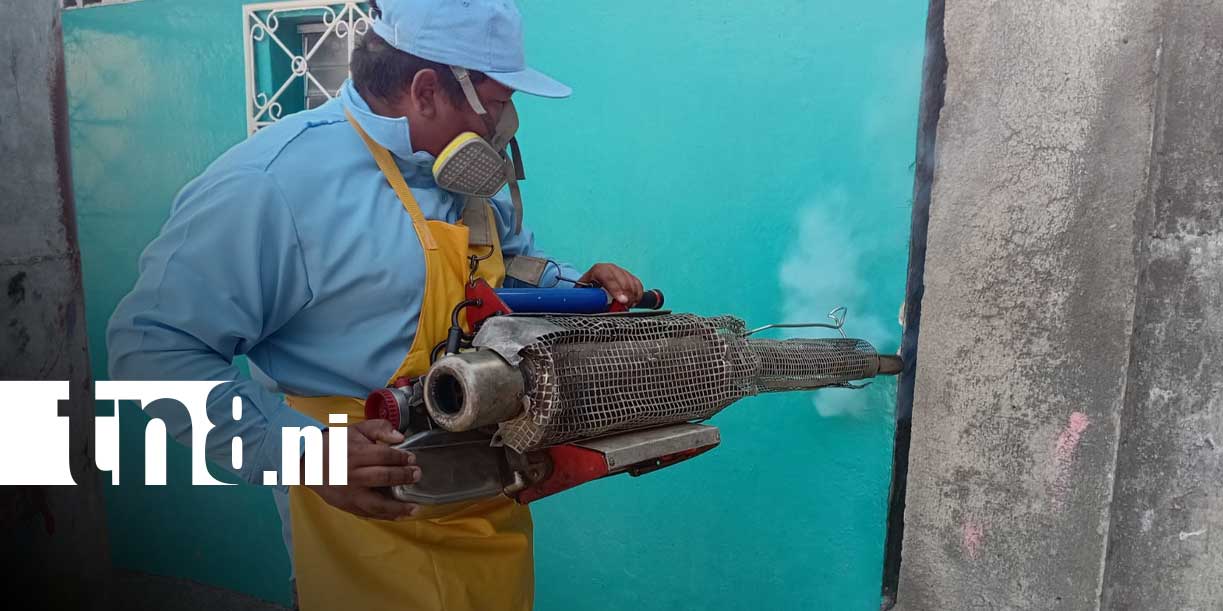 Foto: Managua intensifica lucha contra el dengue con fumigaciones en el barrio Benedicto Valverde/TN8