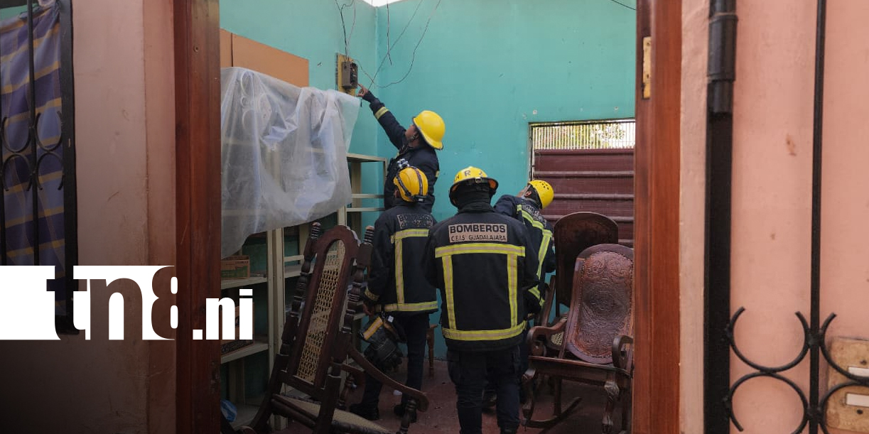 Foto: Vientos provocan daños en una vivienda del barrio Julio Ramón Miller en Somoto/TN8
