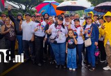 Nicaragua conmemora el 47/19 con multitudinarias caminatas en todo el país Foto: Nicaragua conmemora el 47/19 con multitudinarias caminatas en todo el país/TN8