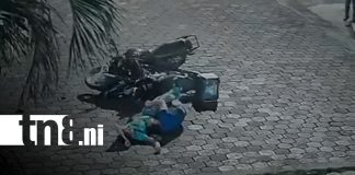 Foto: Dos motociclistas resultan lesionados tras fuerte choque en Camoapa/TN8