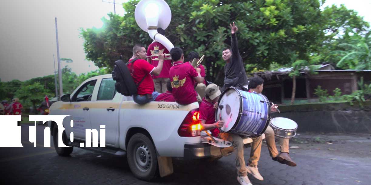 Foto: Diana revolucionaria en Ometepe en celebración del 47/19/TN8