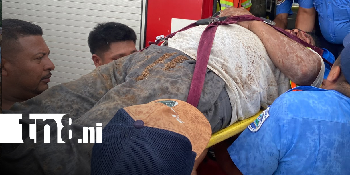 Foto: Accidente deja dos albañiles heridos en Río Blanco/TN8