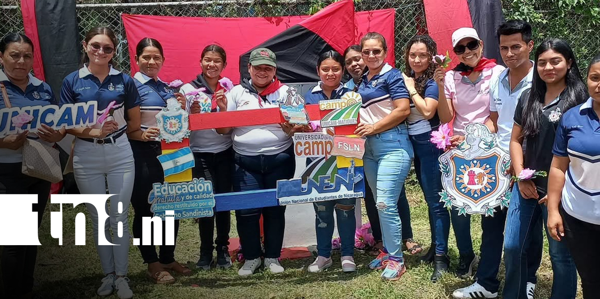 Foto: Estudiantes de Matiguás conmemoran el 23 de Julio/TN8